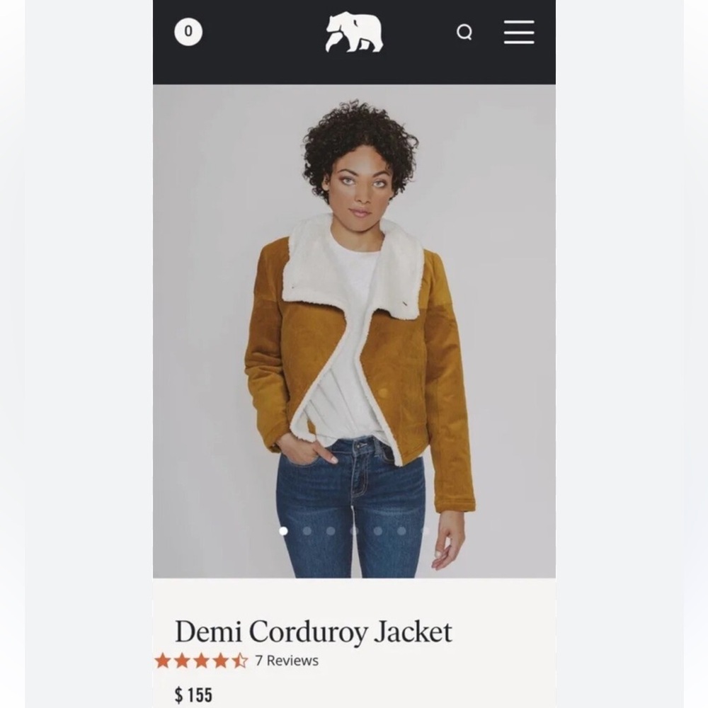 The Normal Brand Teddy Jacket - Brown and Cream